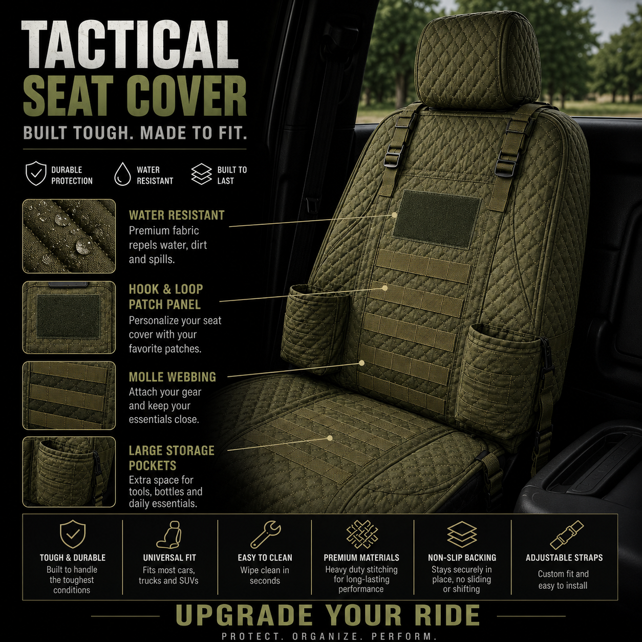 CommandCover™ Car Seat Cover
