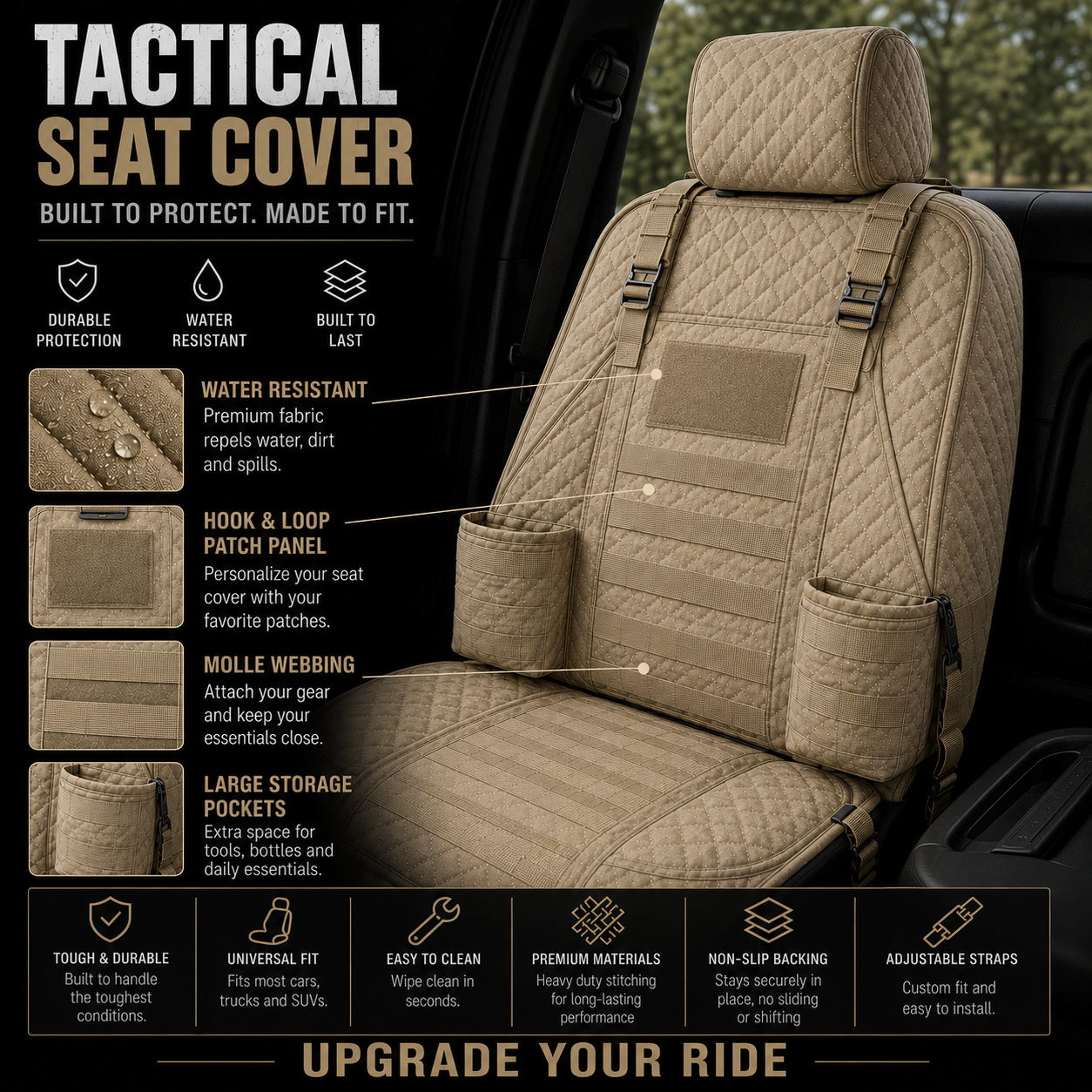 CommandCover™ Car Seat Cover